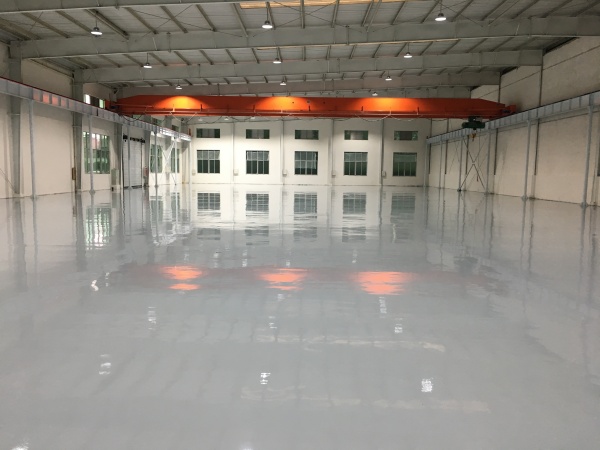 弘邦电力系统环氧地坪施工案例分享