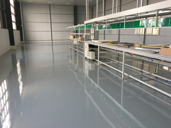 新都区石板滩环氧地坪施工案例分享
